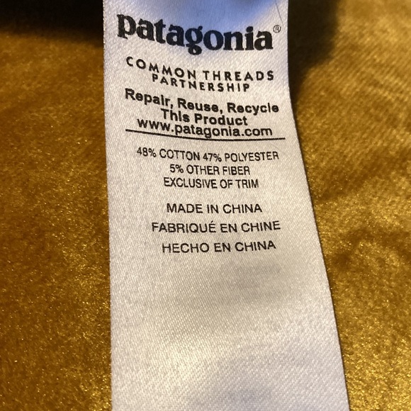 Patagonia Cozy Color Block Cotton Blend Sweater - Limited Edition - Picture 3 of 4